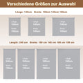 Vertikalmarkisen, Aussenrollos, Balkonrollos, Sichtschutz, Wind- und Regenschutz, Sonnenschutz, UV-Schutz; geeignet für Balkone, Terrassen und Gärten（副本）（副本）