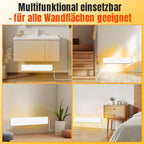 Schimmel Infrarotheizung, 50W Schimmelentferner Wand, Ohne Chemie, Wandmontiert & Freistehend, Geeignet für Badezimmer, Schlafzimmer und Wohnzimmer