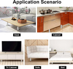 Alulegierung Möbelfüsse 4 Stück, belastbar bis 200-300kg,silbrig Aluminium-Möbelfüße, 6–20 cm, silberne Metalloptik, für Sofa, Schrank, Kommode und DIY.