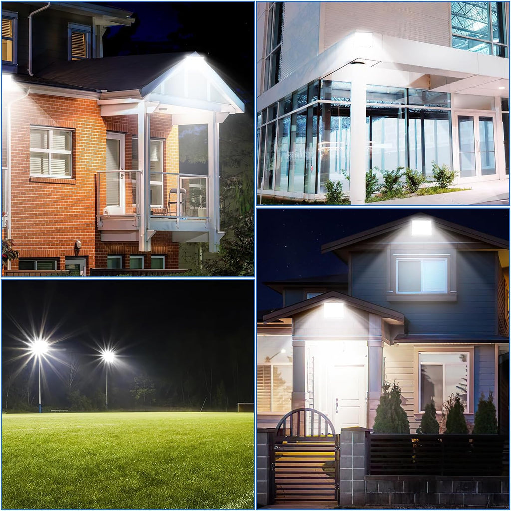 50/100/150/200 W LED Außenstrahler, LED Strahler Außen Innen, 6000K Kaltweiß Außenleuchte Superhell, IP65 Wasserfest, LED Scheinwerfer, LED Flutlicht für Gärten Garage Flur