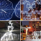 10/20/30/40/50 Meter lange LED-Lichterkette für den Außenbereich, kaltweiße LED-Lichterkette, 8 Leuchtmodi mit Speicherfunktion, wasserdichtes Design, geeignet für Garten, Weihnachtsfeiern und Hochzeiten