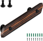 Treppengeländer, Wandgeländer für Treppen, rutschfeste Geländer mit Wandhalterungen und Befestigungszubehör, geeignet für die seitliche Montage an Treppen und Balkonen, flache Ausführung, braun, in sieben Größen erhältlich.