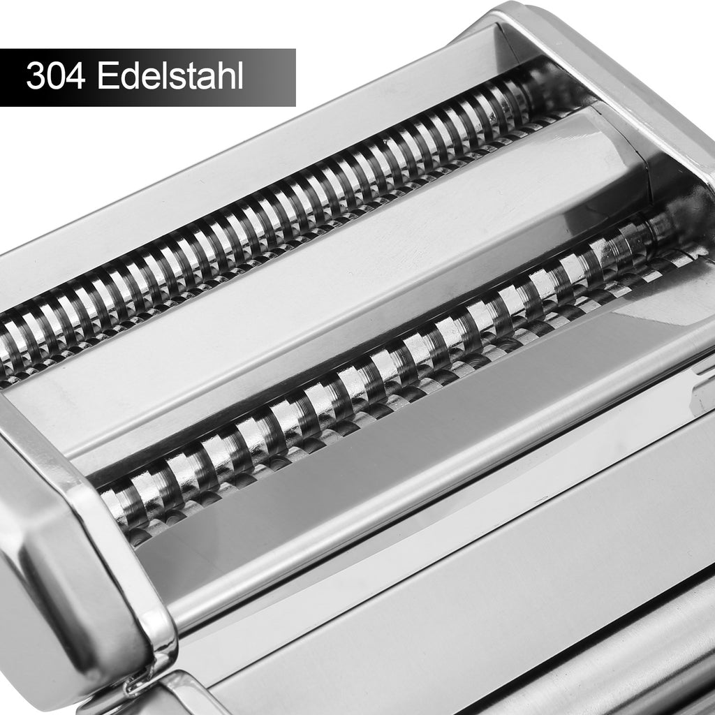 Nudelmaschine Nudel Edelstahl Teig Pastamaschine Nudeln Pasta Maschine 3 in 1