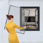 Fliegengitter Fenster Tür Gitter Moskito Aluminium Insektenschutz，120x140CM/100x120CM/80x100CM（副本）