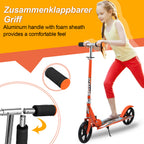 Kinderroller Kickscooter Höhenverstellbar Tretroller Cityroller Klappbar Scooter