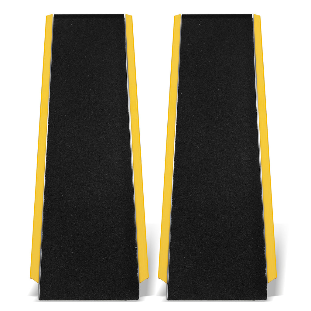 Laderampen-Set, 2er-Set, 118 cm, Aluminium, Tragkraft 300 kg pro Rampe