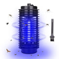 Mückenvernichter, 3-W-UV-LED-Insektenfalle, Mückenlampe, Reichweite 20 Quadratmeter, inklusive Mückenlampe, Fliegenfalle und Insektenfalle für den Innen- und Außenbereich, geeignet für Innenräume, Gärten, Terrassen und Restaurants