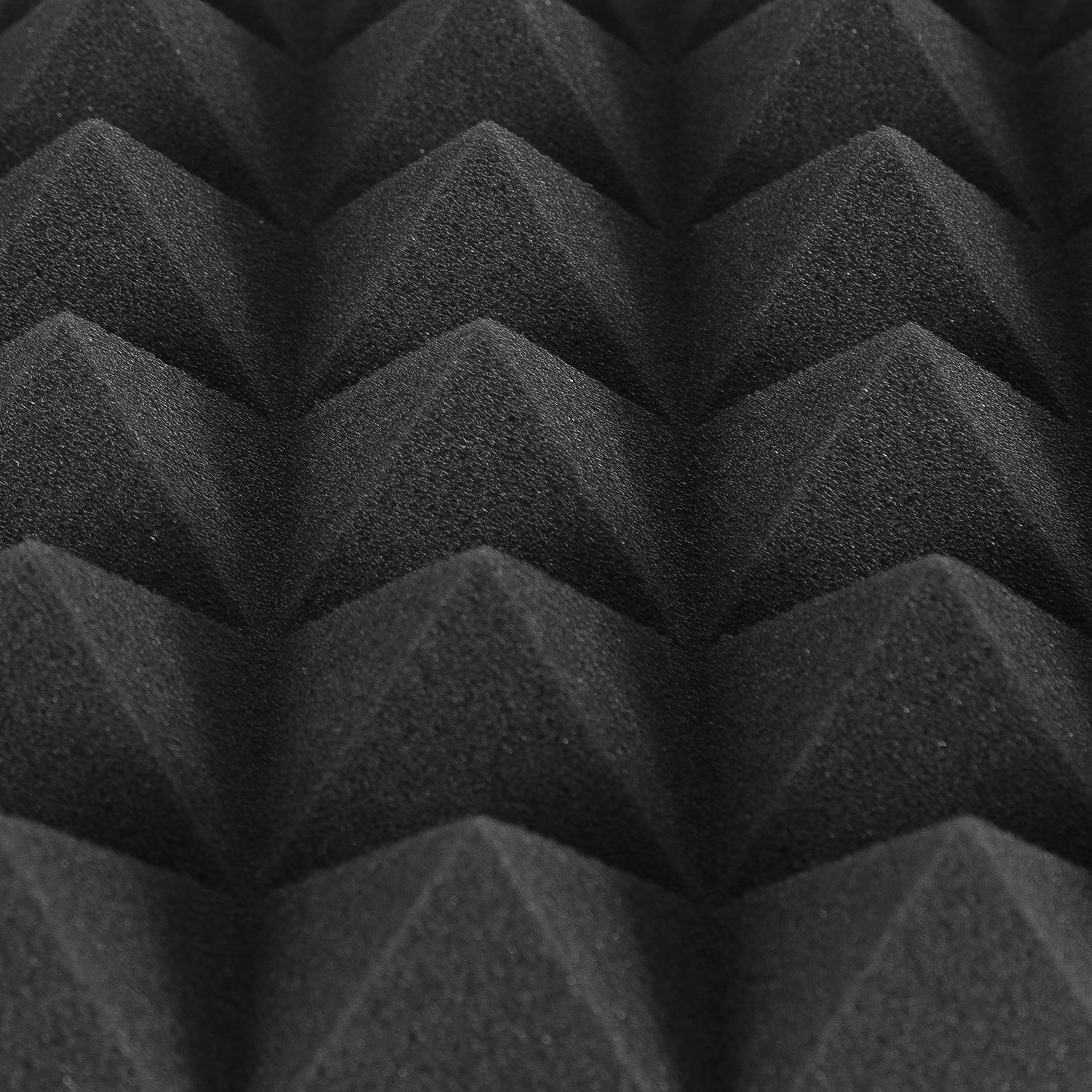 Set aus selbstklebenden Schallabsorptionsplatten aus Schaumstoff, geeignet für professionelle Aufnahmestudios und Wohnräume, Maße 30 x 30 x 2,5 cm, Pyramide