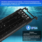 LED Aquarium Beleuchtung 55-150cm Süßwasserfische Vollspektrum Timer RGB Lampe