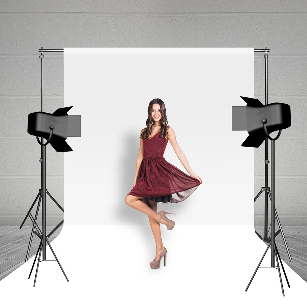 Hintergrund Ständer, 2x3M Hintergrundsysteme mit 3 Hintergrundstoffe (Grün/Weiß/Schwarz), Fotostudio Hintergrundsystem für Green Screen, Portrait und Videoaufnahme