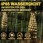 10/20/30/40/50 Meter warmweiße LED-Lichterketten, 8 Modi mit Speicherfunktion, LED-Röhren für den Außenbereich, wasserdichtes Design, geeignet für Gärten, Weihnachtsfeiern und Hochzeiten