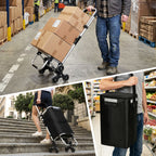 Einkaufstrolley klappbar Haupttasche+Seitentasche Trolley Räder Einkaufswagen