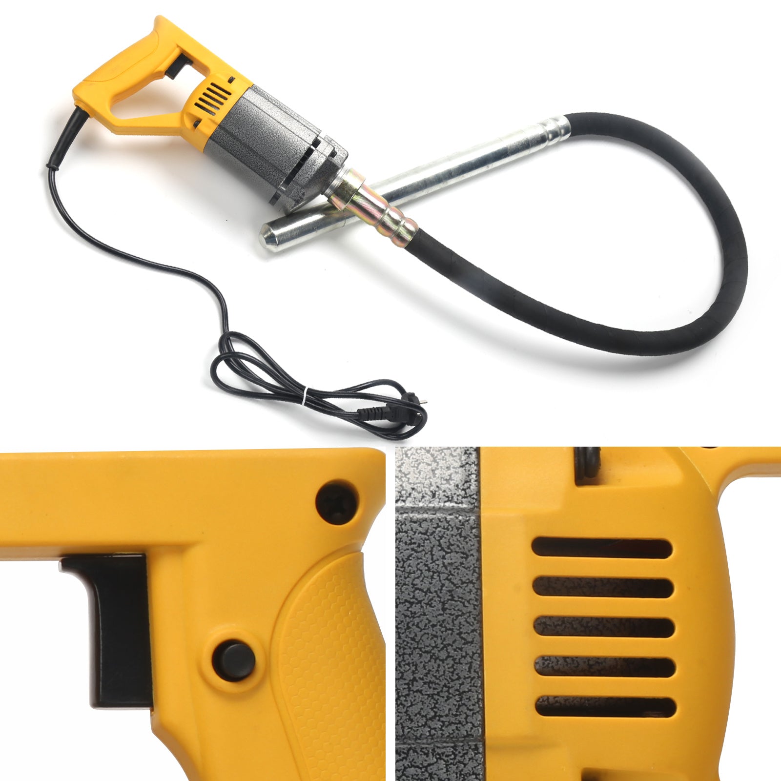 1000W Betonrüttler Rüttelflasche Betonrüttler Beton Vibrator 1.5M Handrüttler