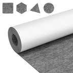 Selbstklebender Filz 50/100 cm × 150 cm, selbstklebender Filz, der meterweise verkauft wird, Dekostoff, Raffia-Filz, lässt sich in beliebige Formen zuschneiden, geeignet als DIY-Kofferraumauskleidung, Stärke 2,5 mm, schwarz