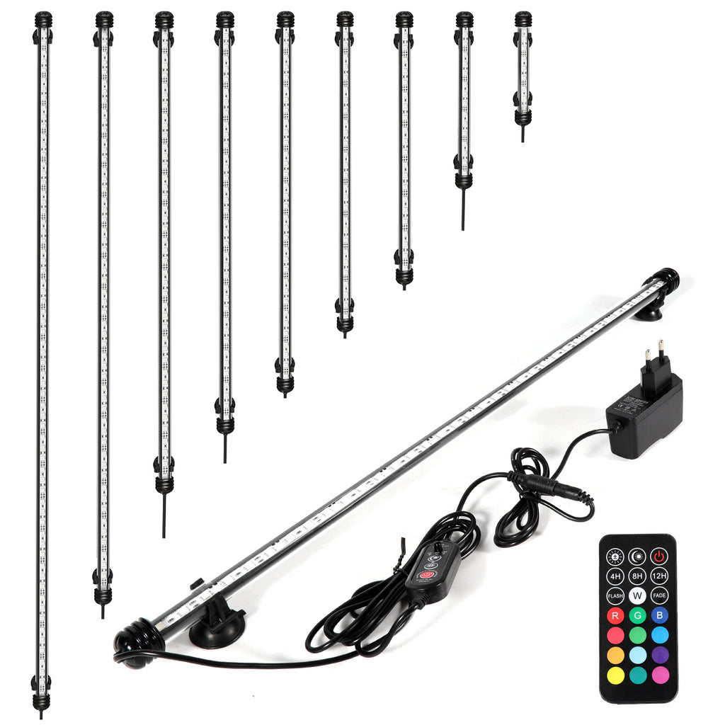 18-112cm LED Aquarium IP67 RGB Süßwasserfische Schildkröten Timing-Funktion