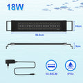 LED Aquarium Beleuchtung 55-150cm Süßwasserfische Vollspektrum Timer RGB Lampe