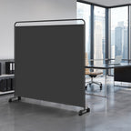 Rollbarer Raumteiler für Terrasse und Balkon, 360°-Raumteiler, Sichtschutz, zusammenklappbar und freistehend, geeignet für Garten, Büro und Terrasse, 185/228/263/284 cm