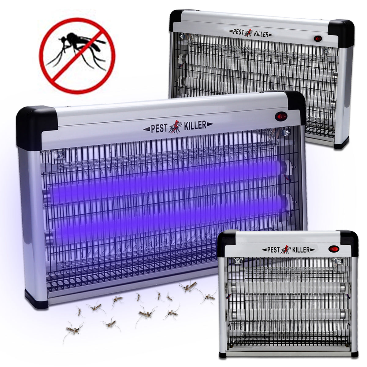 12 W / 30 W / 40 W Elektrischer Mückenvernichter mit UV-Lampe – ohne giftige Chemikalien – geeignet für Innenräume, Schlafzimmer, Außenbereiche und den Garten