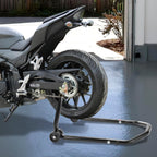 Motorradständer hinten & vorn Motorrad Set, Motorrad Ständer Motorrad Heber mit 4 Rollen Motorrad Hebebühne, Stabilität, Belastbar bis 300 kg