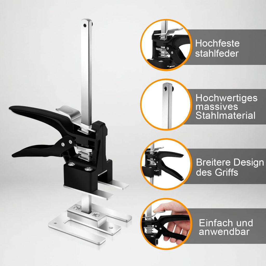 Arm Handwerkzeug, Arbeitssparender Heber 2/4 Stück, 30cm Höhenregler Bis Zu 240 KG, Handhebewerkzeug, Tür- und Holzplatten-Hebebühne