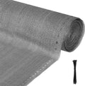 Sichtschutz Zaun, Windschutz Balkon Garten, HDPE 150 g/m², blickdichtes Zaunnetz mit Ösen,verstärkter Rand, UV-stabil, inkl. 50 Kabelbinder – Grau