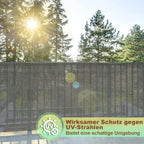 Sichtschutz,150 g/m² HDPE Balkon sichtschutz,Windschutz Schattennetz mit Kabelbinder,Schattiergewebe Sonnenschutz, Staubschutz,Blickdichter Zaunblende,Grau