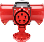 Baustromverteiler Verteiler 3 x CEE 400V/32A IP44 CEE-Steckdose 5 Polig Mit Sicherheitsklappdeckeln Für Baustelle