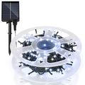 30/50/80/100 Meter lange Solar-Lichterkette für den Außenbereich, 300/500/800/1000 LED-Lämpchen, kaltweißes Licht, USB-Aufladung und Solarstromversorgung, 8 Beleuchtungsmodi und Timer-Funktion, Schutzklasse IP44, geeignet für Garten und Partys