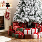 Künstlicher Weihnachtsbaum mit Schneeeffekt, 120/150/180 cm – aus PVC, mit 340/550/860 Zweigen, inklusive Metallfuß und Schnellmontagesystem, geeignet für festliche Weihnachtsdekoration