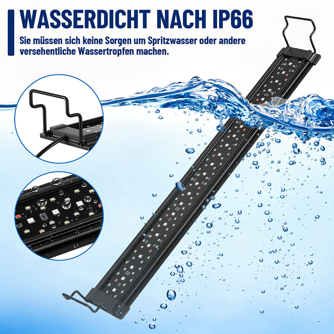 LED Aquarium Beleuchtung IP66 wasserdicht LED-Röhre Licht 12W-36W