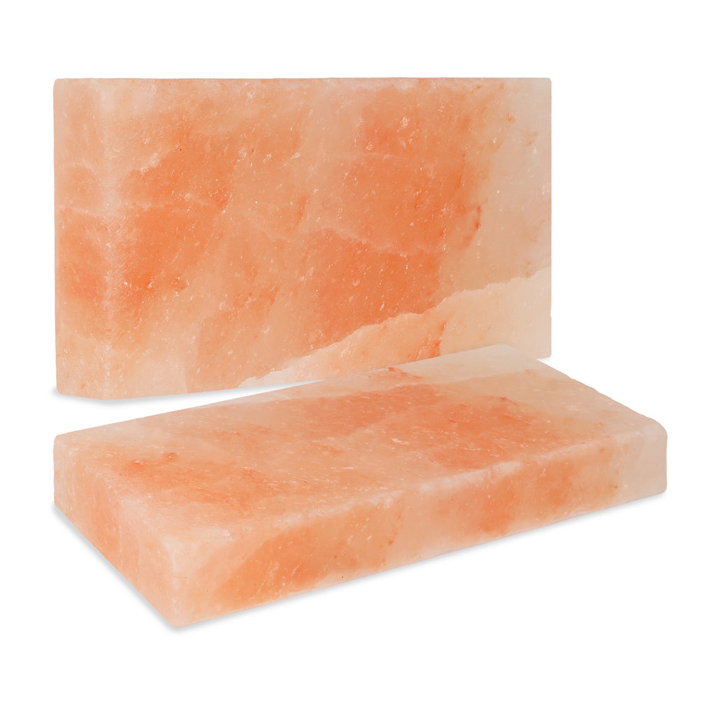2/4/6/8 set L Salzstein zum Grillen, 20x10x2,5cm Salz Grillsteine, Original Kristallsalz, Wiederverwendbar Salzgrillstein, Salzplatte zum Grillen für BBQ