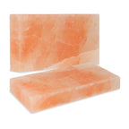 2/4/6/8 set L Salzstein zum Grillen, 20x10x2,5cm Salz Grillsteine, Original Kristallsalz, Wiederverwendbar Salzgrillstein, Salzplatte zum Grillen für BBQ