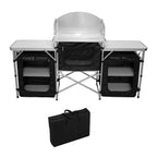 Campingküche Campingschrank Klappbar, Zeltschrank, Küchenbox, Outdoor Camping Küche, Küchenschrank, Reiseküche für Camping, Picknick, Gartenparty