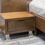 Alulegierung Möbelfüsse 4 Stück, belastbar bis 200-300kg,silbrig Aluminium-Möbelfüße, 6–20 cm, silberne Metalloptik, für Sofa, Schrank, Kommode und DIY.
