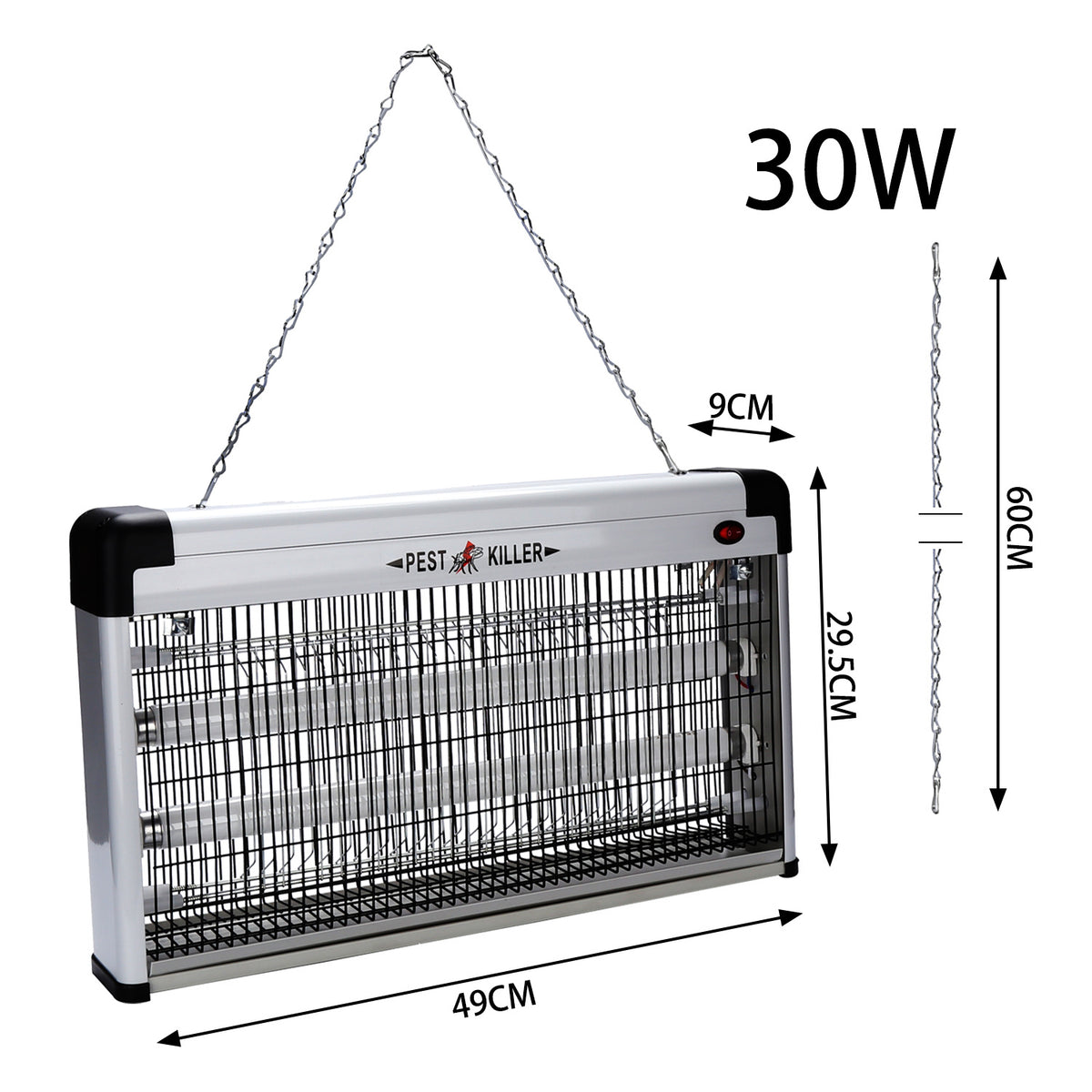 12 W / 30 W / 40 W Elektrischer Mückenvernichter mit UV-Lampe – ohne giftige Chemikalien – geeignet für Innenräume, Schlafzimmer, Außenbereiche und den Garten