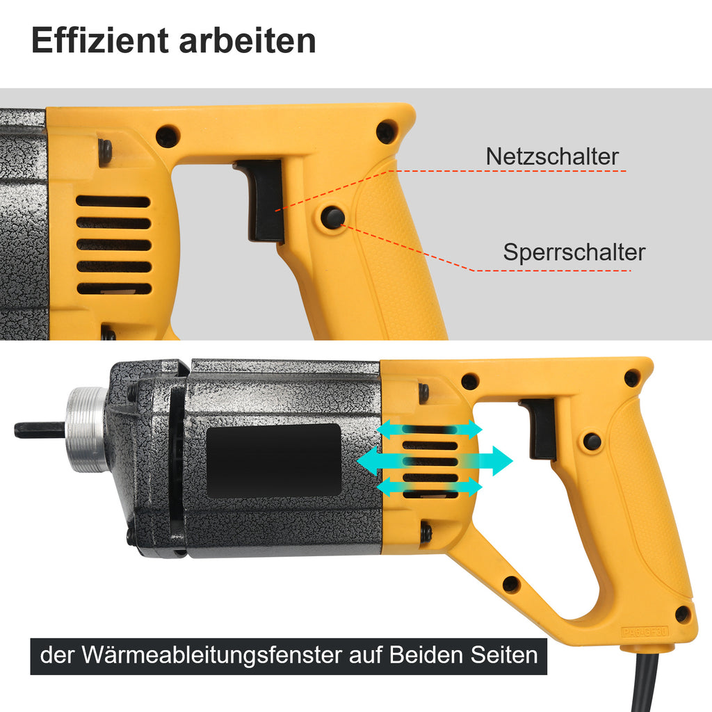 1000W Betonrüttler Rüttelflasche Betonrüttler Beton Vibrator 1.5M Handrüttler