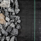 Unkrautvlies, extra stark, 100 g/m² – Das Unkrautvlies verhindert wirksam das Wachstum von Unkraut auf großen Flächen. Garten-Unkrautvlies mit wasserdurchlässigem Design, geeignet für Gärten, Hochbeete und Wege