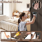 Schallabsorptionsplatten, 120 x 60 cm, für gewölbte Wände, aus Holz und Filz, schalldämmend, Holzoberfläche, geeignet für die Wandgestaltung in Aufnahmestudios und Privathaushalten, große Abdeckfläche, Farbe: Weißeiche/Schwarznussbaum, 1–4 Stück