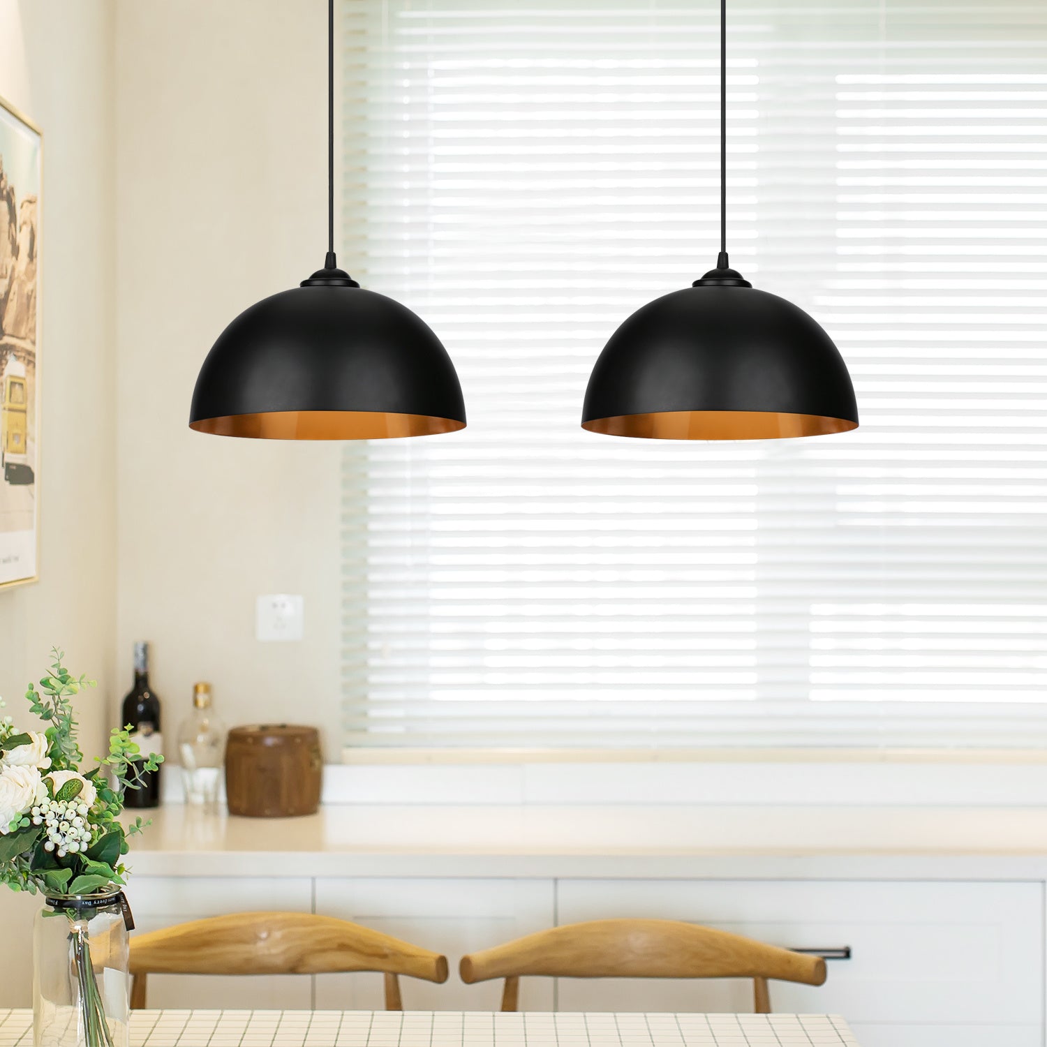 Lampenschirm im Retro-Metall-Look, Lampenschirm im Industrial-Stil, E27-Fassung, Durchmesser 30 cm (ohne Glühbirne), geeignet für Wohnzimmer, Esszimmer und Keller