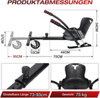 Hoverboard-Sitz, Hoverboard mit verstellbarem Sitz, Sitz für 6,5- bis 10-Zoll-Hoverboards, Sitz für Elektro-Karts, Hoverboard-Kart-Sitze für Erwachsene und Kinder