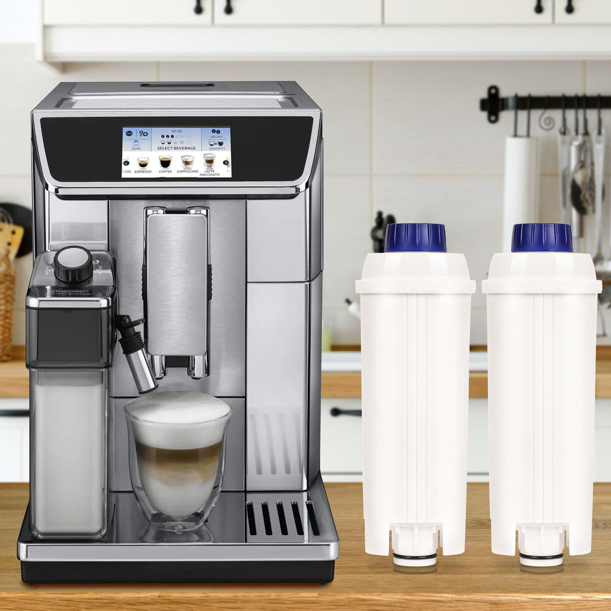 DeLonghi Wasserfilter Kompatibel Magnifica 2-10x Original DLSC002 Ersatzfilter
