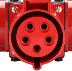 Baustromverteiler Verteiler 3 x CEE 400V/32A IP44 CEE-Steckdose 5 Polig Mit Sicherheitsklappdeckeln Für Baustelle