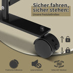 Rollbarer Raumteiler für Terrasse und Balkon, 360°-Raumteiler, Sichtschutz, zusammenklappbar und freistehend, geeignet für Garten, Büro und Terrasse, 185/228/263/284 cm