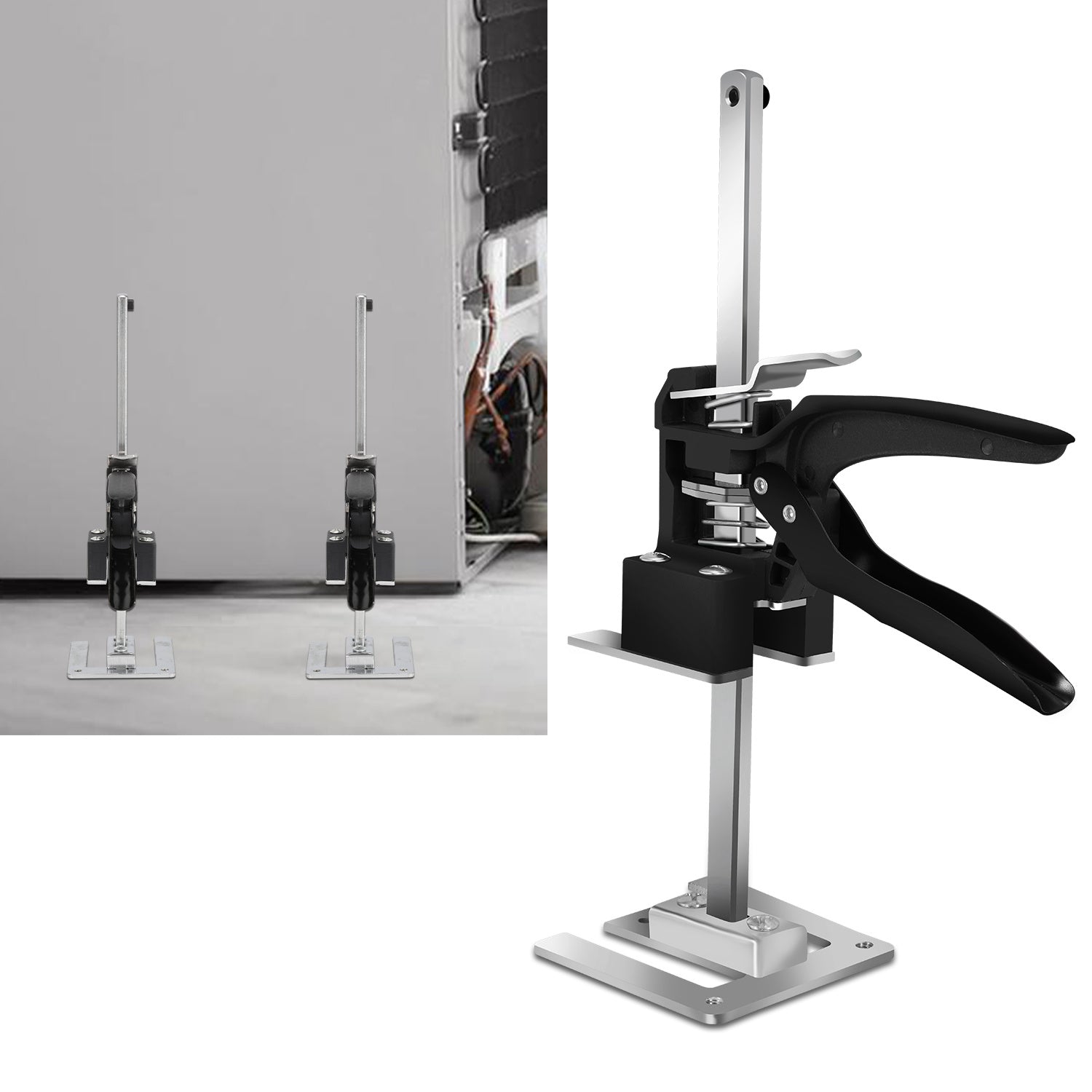 Arm Handwerkzeug, Arbeitssparender Heber 2/4 Stück, 30cm Höhenregler Bis Zu 240 KG, Handhebewerkzeug, Tür- und Holzplatten-Hebebühne