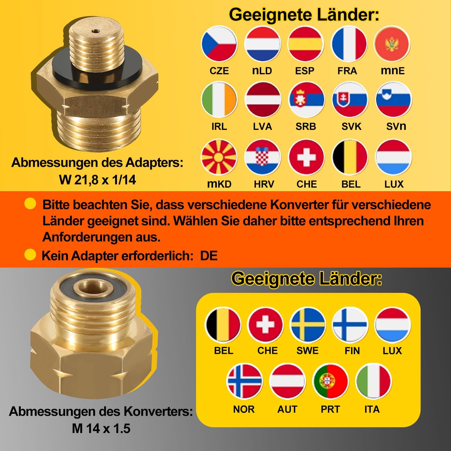 Gasheizung für Innenräume 3800W, Gasofen, 2 Stufen, 2 EU-Adapter Gasheizer mit 2 Heizstufen, ODS-System, 2 EU-Adaptern und 5 Rollen für Balkon, überdachte Terrasse und belüftete Räume