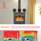Kaminofen Ventilator Ofenventilator Stromloser Kaminofenventilator Stove Fan