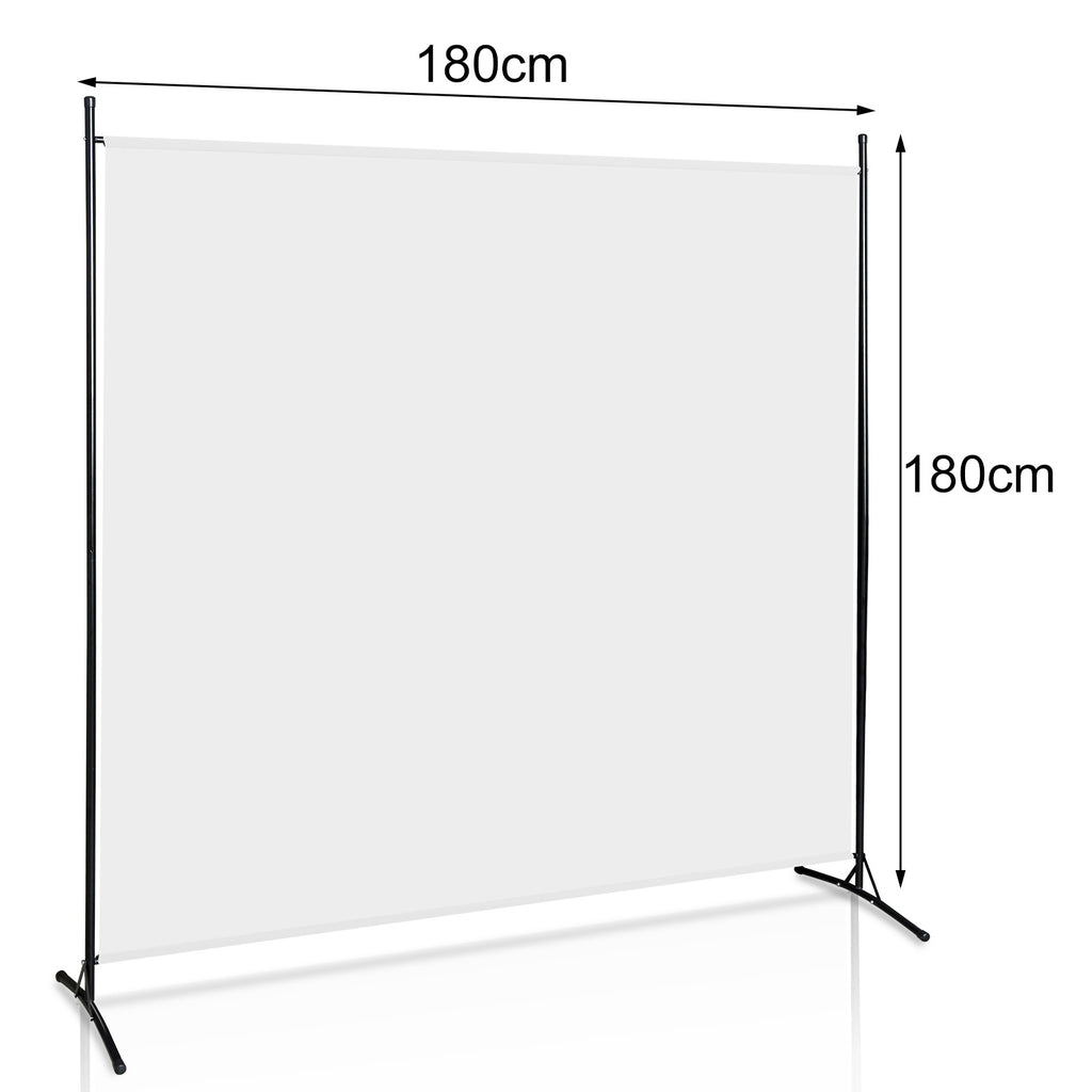 Balkon-Paravent, Sichtschutz für den Außenbereich, zusammenklappbar, Gartentrennwand, Raumteiler, mobil, 180 cm × 180 cm / 260 × 180 cm / 300 × 170 cm