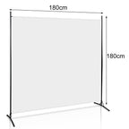 Balkon-Paravent, Sichtschutz für den Außenbereich, zusammenklappbar, Gartentrennwand, Raumteiler, mobil, 180 cm × 180 cm / 260 × 180 cm / 300 × 170 cm