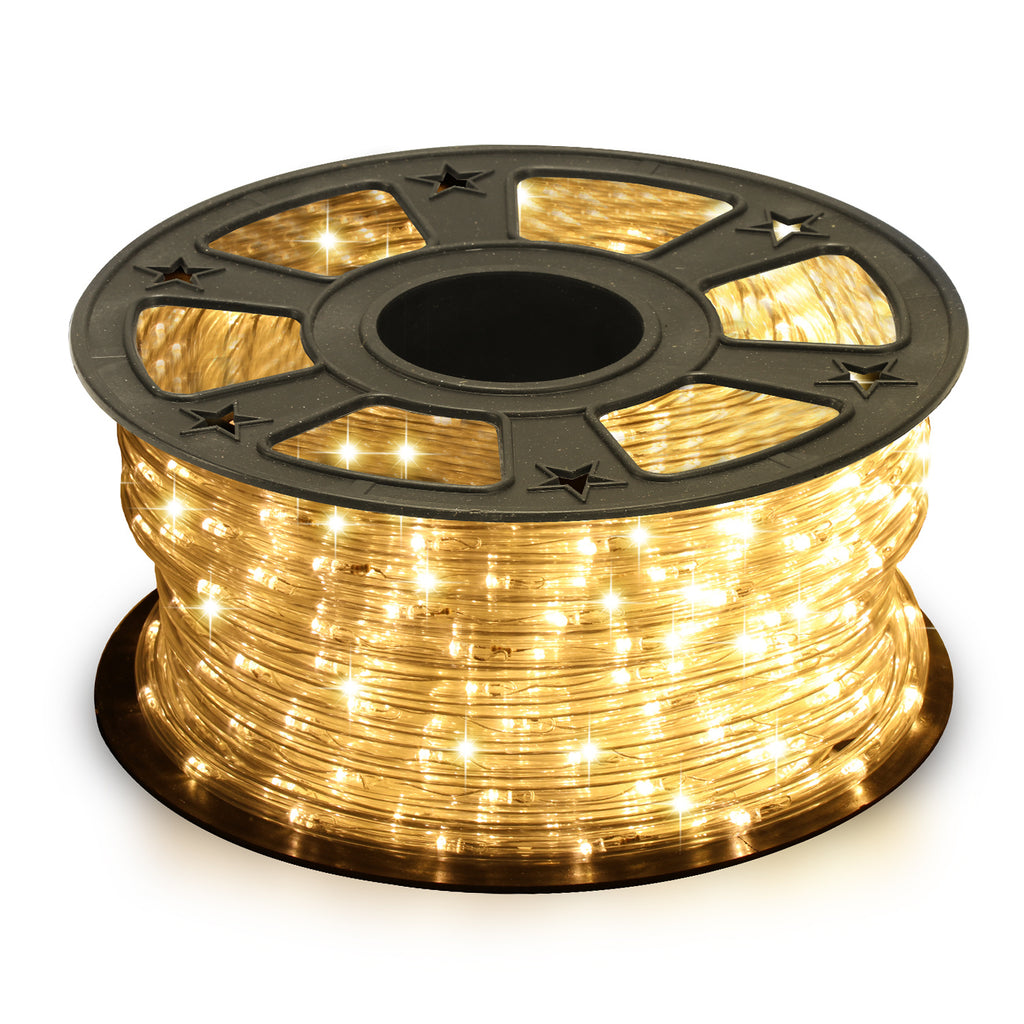 10/20/30/40/50 Meter warmweiße LED-Lichterketten, 8 Modi mit Speicherfunktion, LED-Röhren für den Außenbereich, wasserdichtes Design, geeignet für Gärten, Weihnachtsfeiern und Hochzeiten