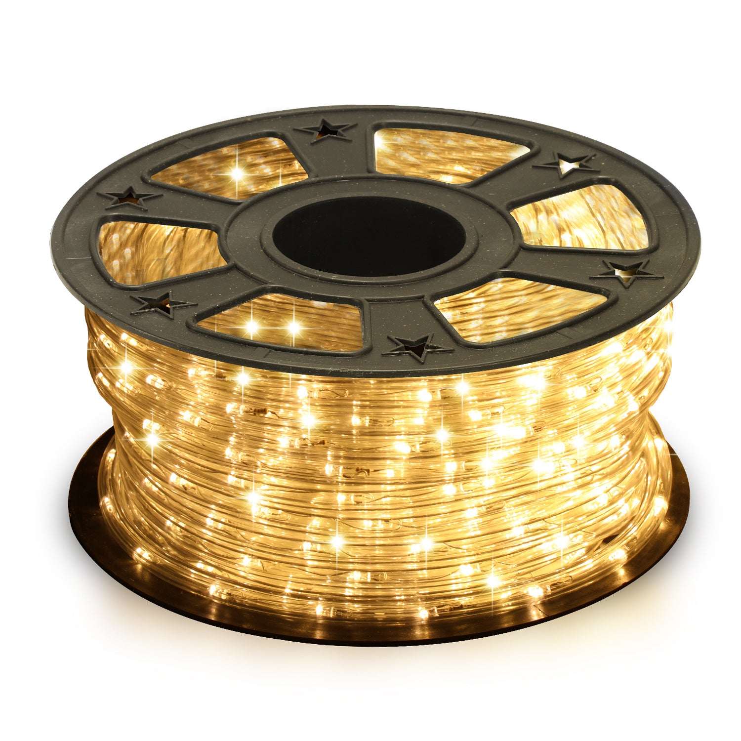 10/20/30/40/50 Meter warmweiße LED-Lichterketten, 8 Modi mit Speicherfunktion, LED-Röhren für den Außenbereich, wasserdichtes Design, geeignet für Gärten, Weihnachtsfeiern und Hochzeiten